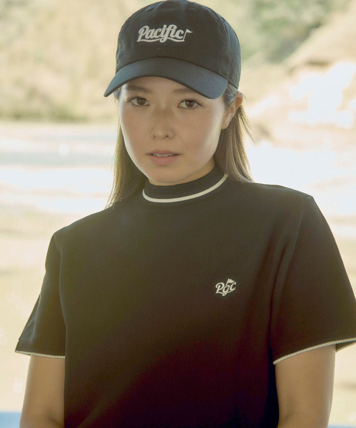 MOCK NECK KNIT