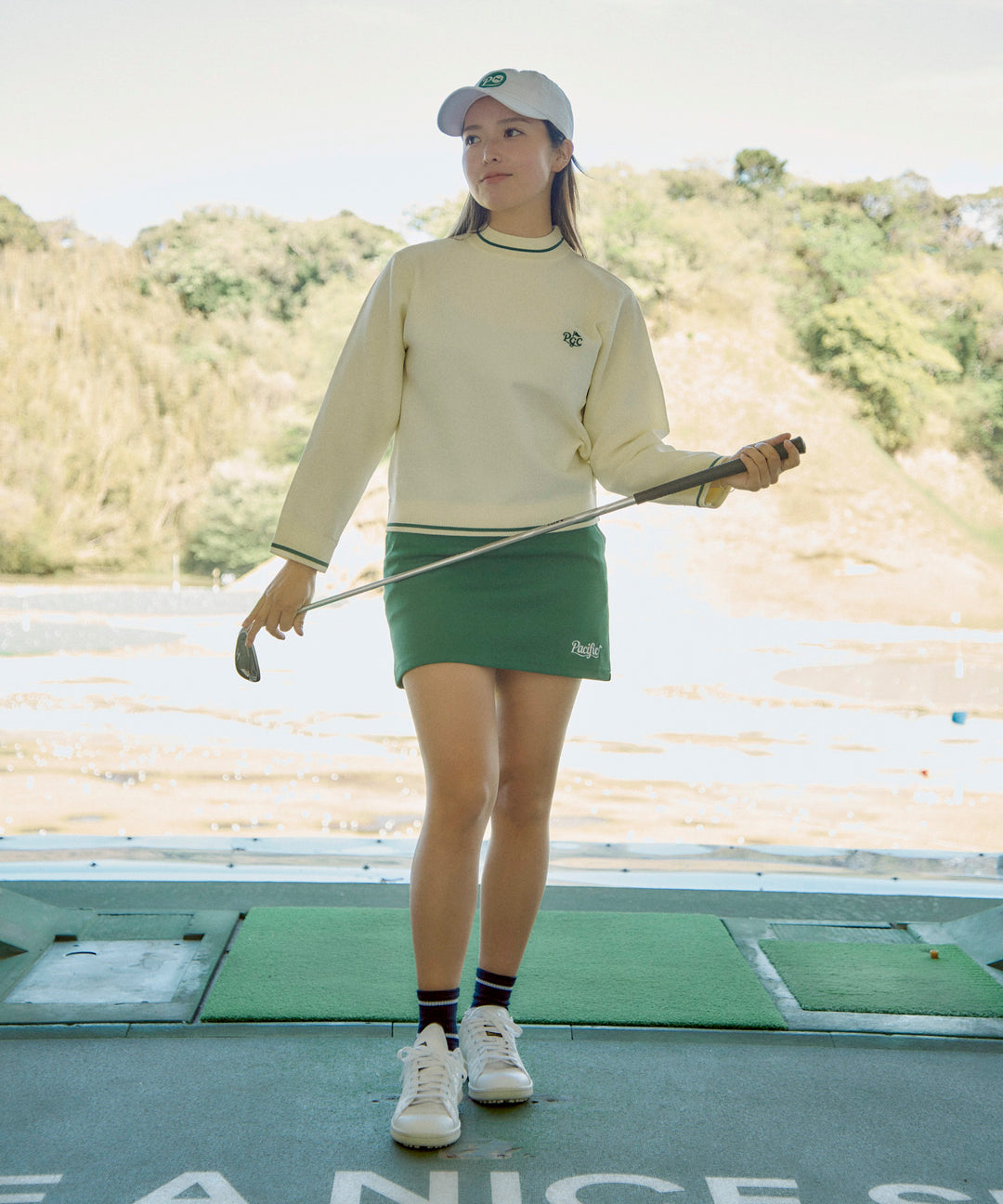 MOCK NECK LONG SLEEVE KNIT