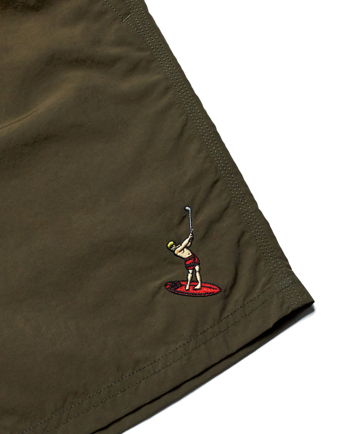 LAND AND WATER LINING SHORT PANTS OLIVE