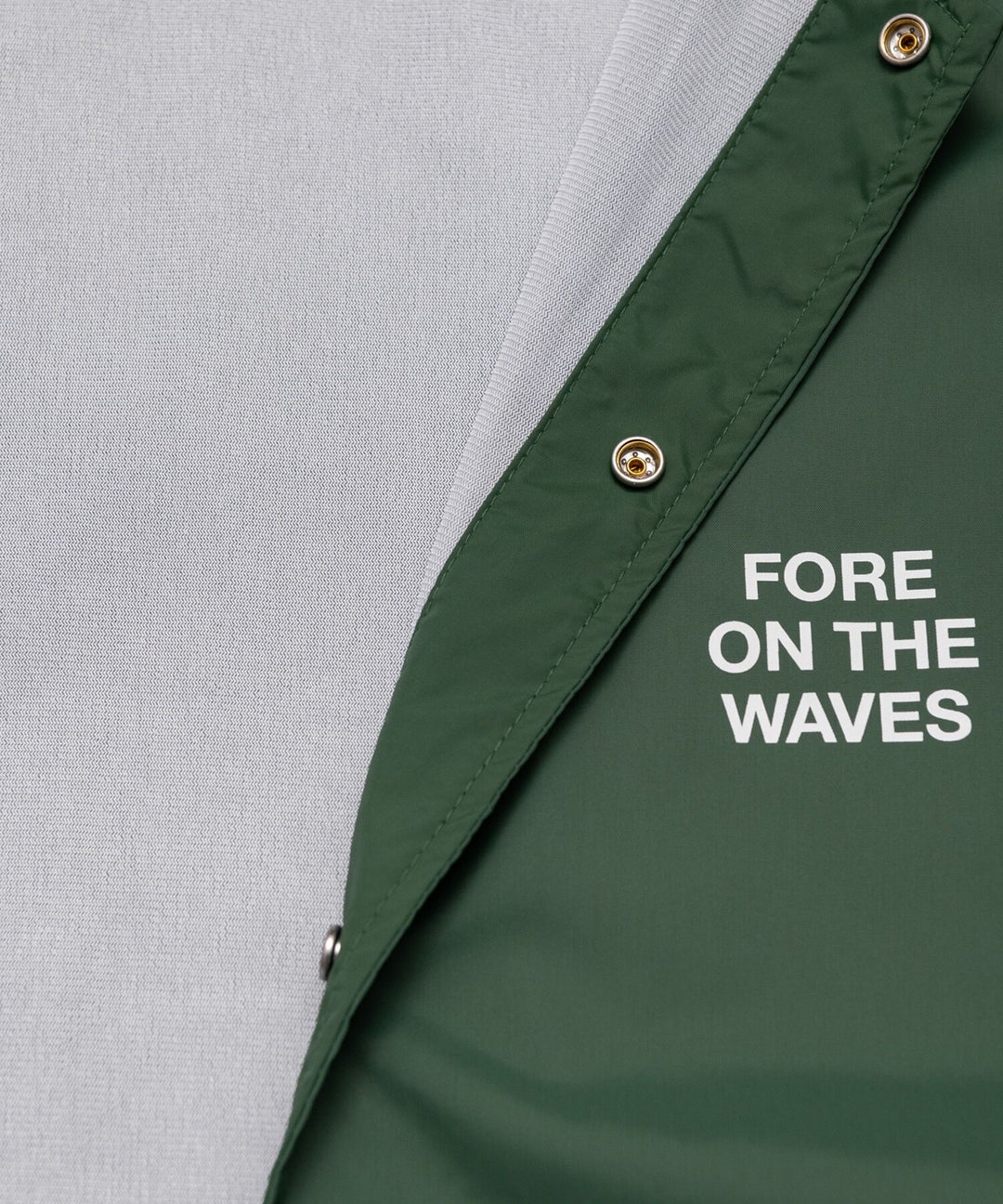 FORE ON THE WAVES COACH JACKET GREEN