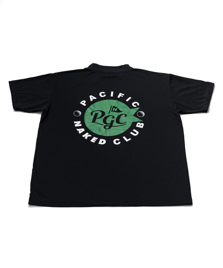 NAKED GOLF×PGC メンズモックネック BLACK
