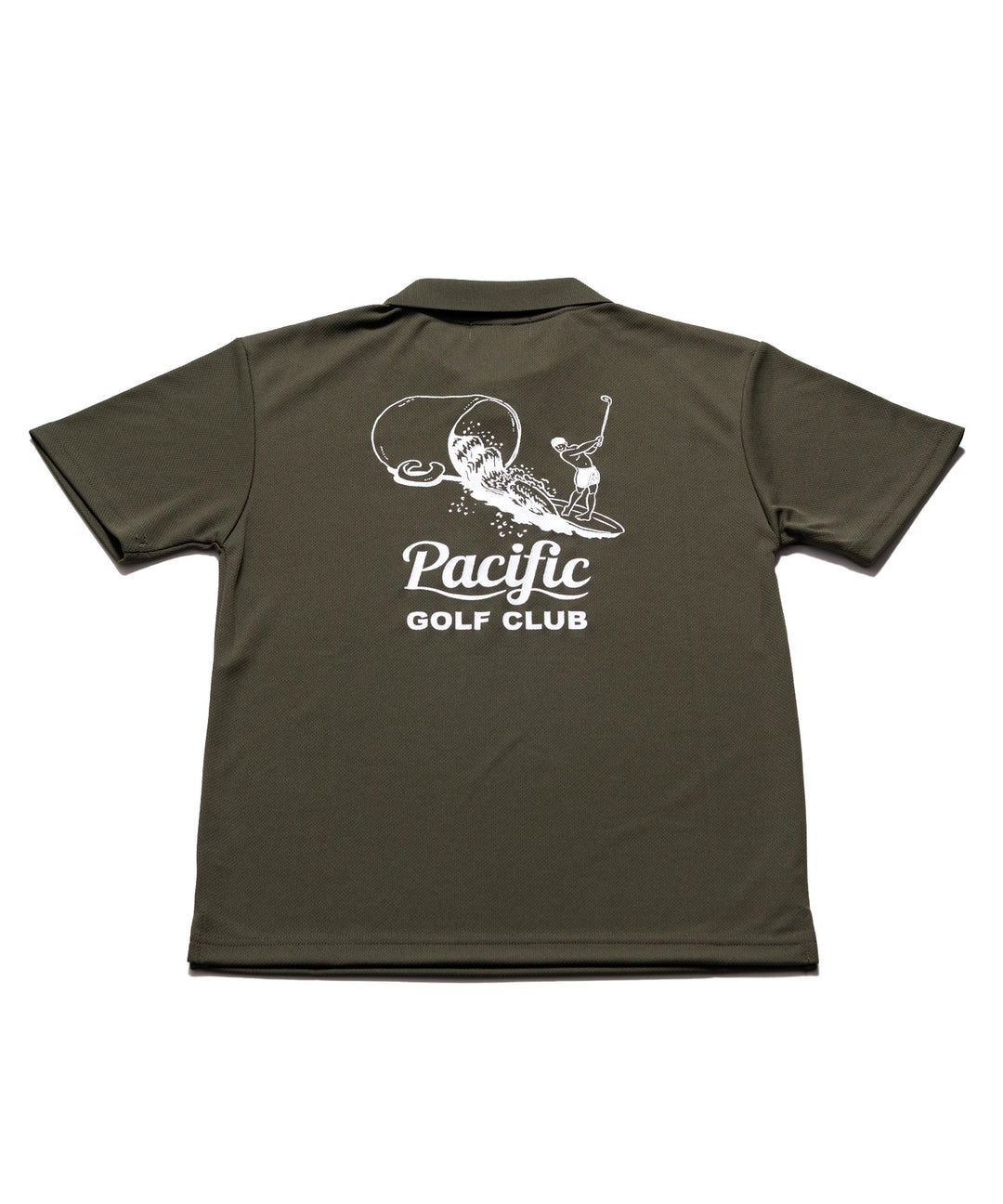 FORE ON THE WAVES POLO FOR KIDS OLIVE