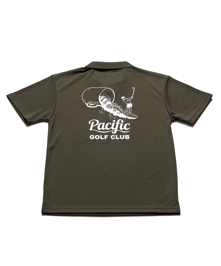 FORE ON THE WAVES POLO FOR KIDS OLIVE
