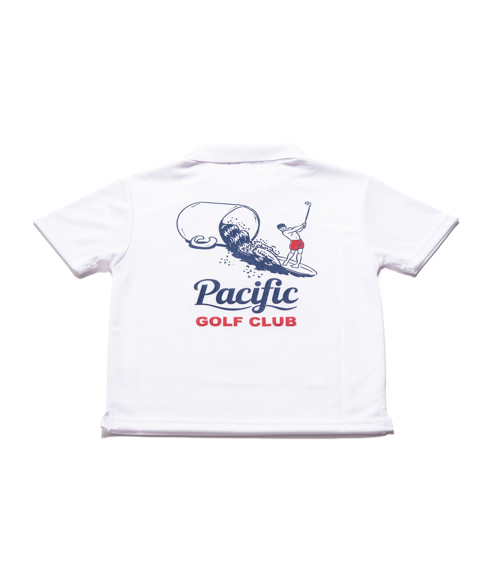 FORE ON THE WAVES POLO FOR KIDS WHITE