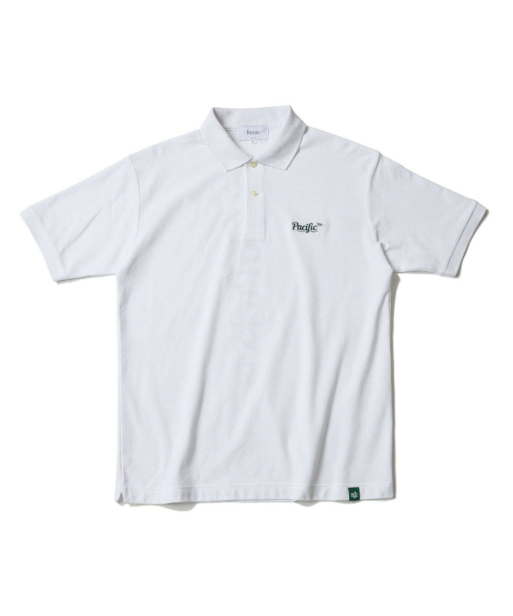 Rivvia Projects × PGC FLAG POLO WHITE