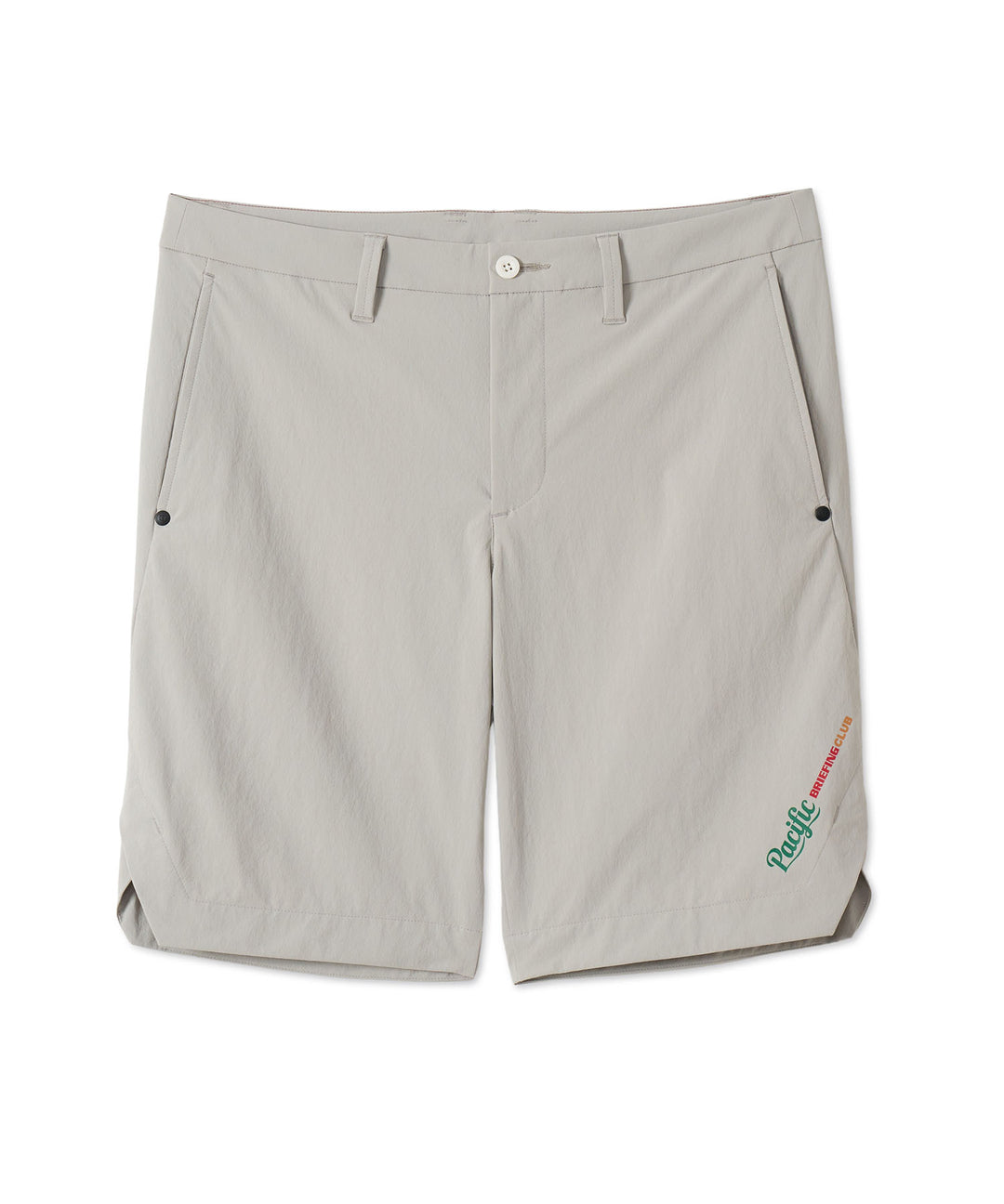 BRIEFING × PGC MS WR CORDURA SIDE SLIT SHORT PANTS GRAY