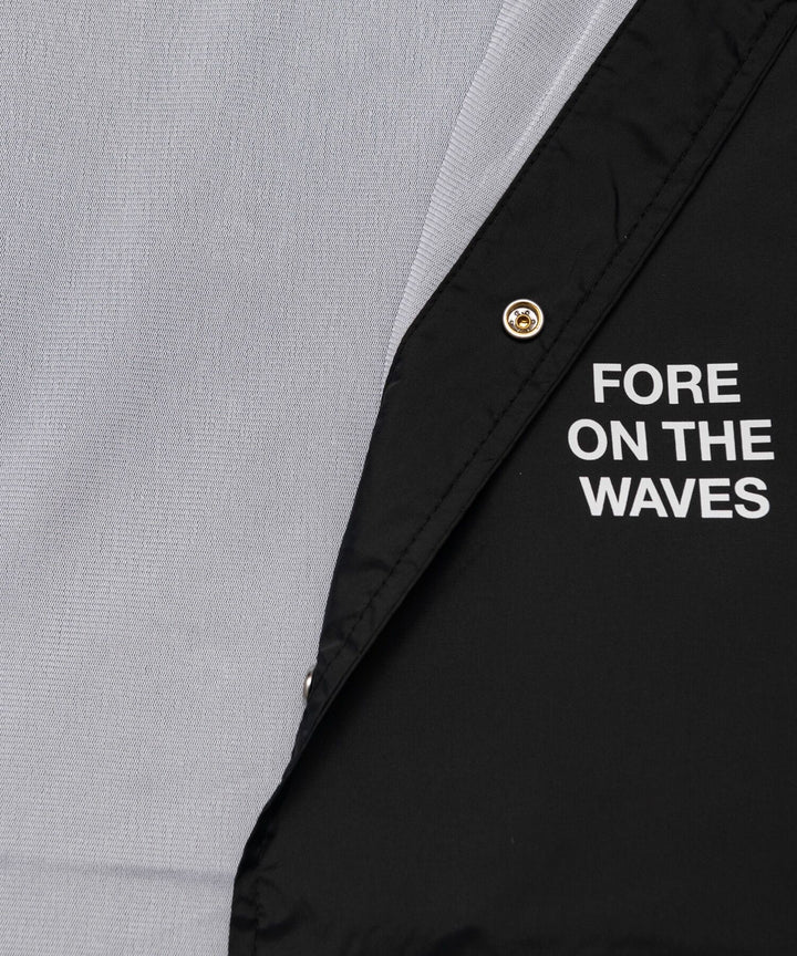 FORE ON THE WAVES COACH JACKET BLACK