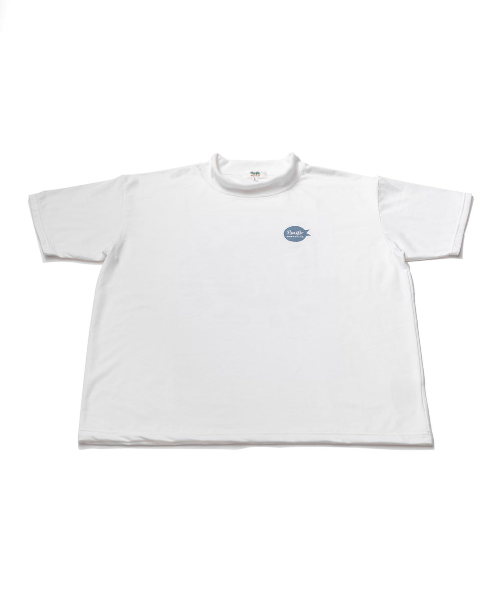 NAKED GOLF×PGC メンズモックネック WHITE