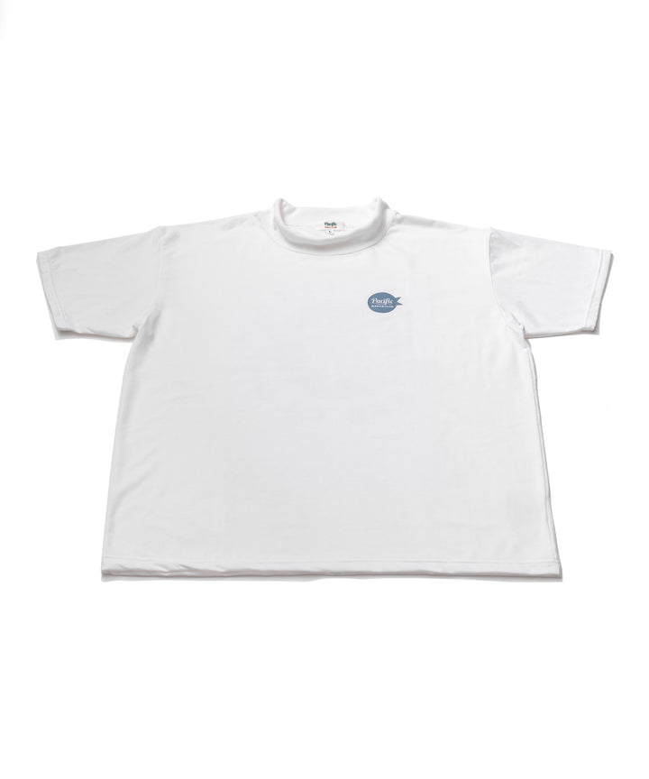 NAKED GOLF×PGC メンズモックネック WHITE