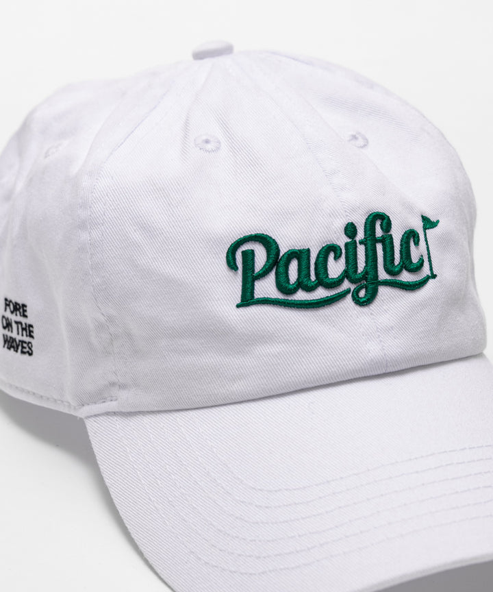 Pacific LOGO 6PANEL CAP WHITE