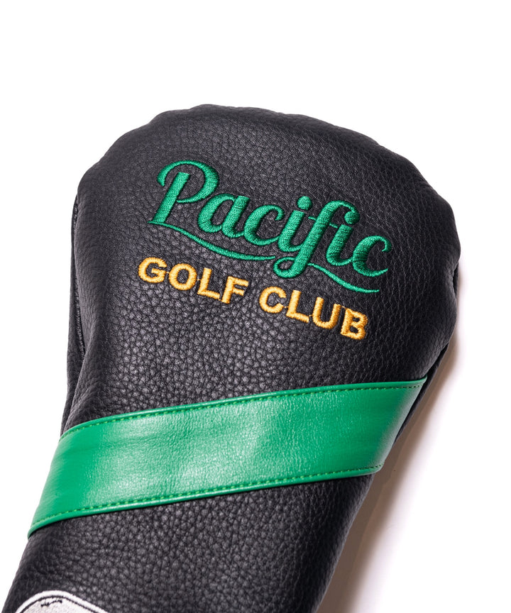 EMBROIDERY LEATHER CLUB COVER2 BLACK × GREEN
