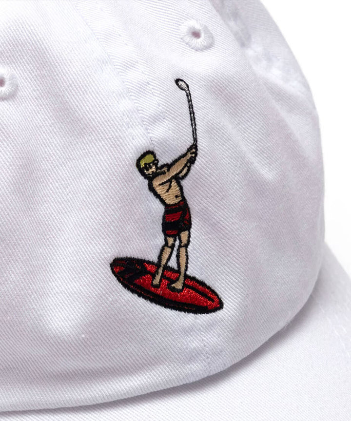 SURFER 6 PANEL CAP WHITE