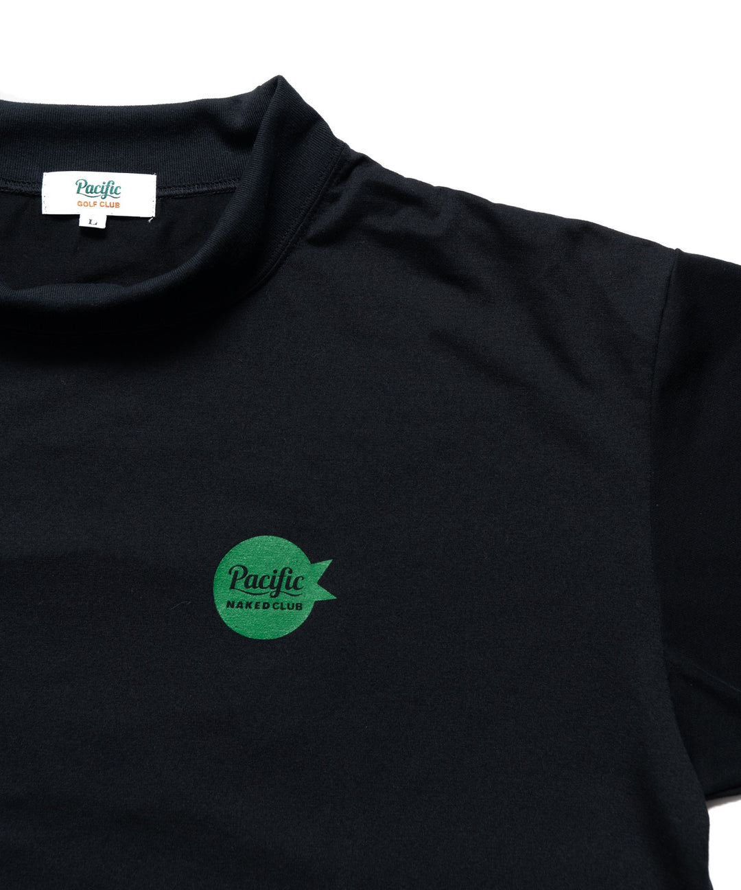 NAKED GOLF×PGC メンズモックネック BLACK