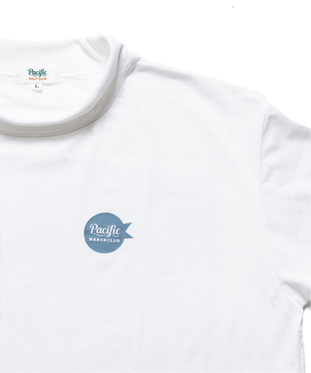 NAKED GOLF×PGC メンズモックネック WHITE