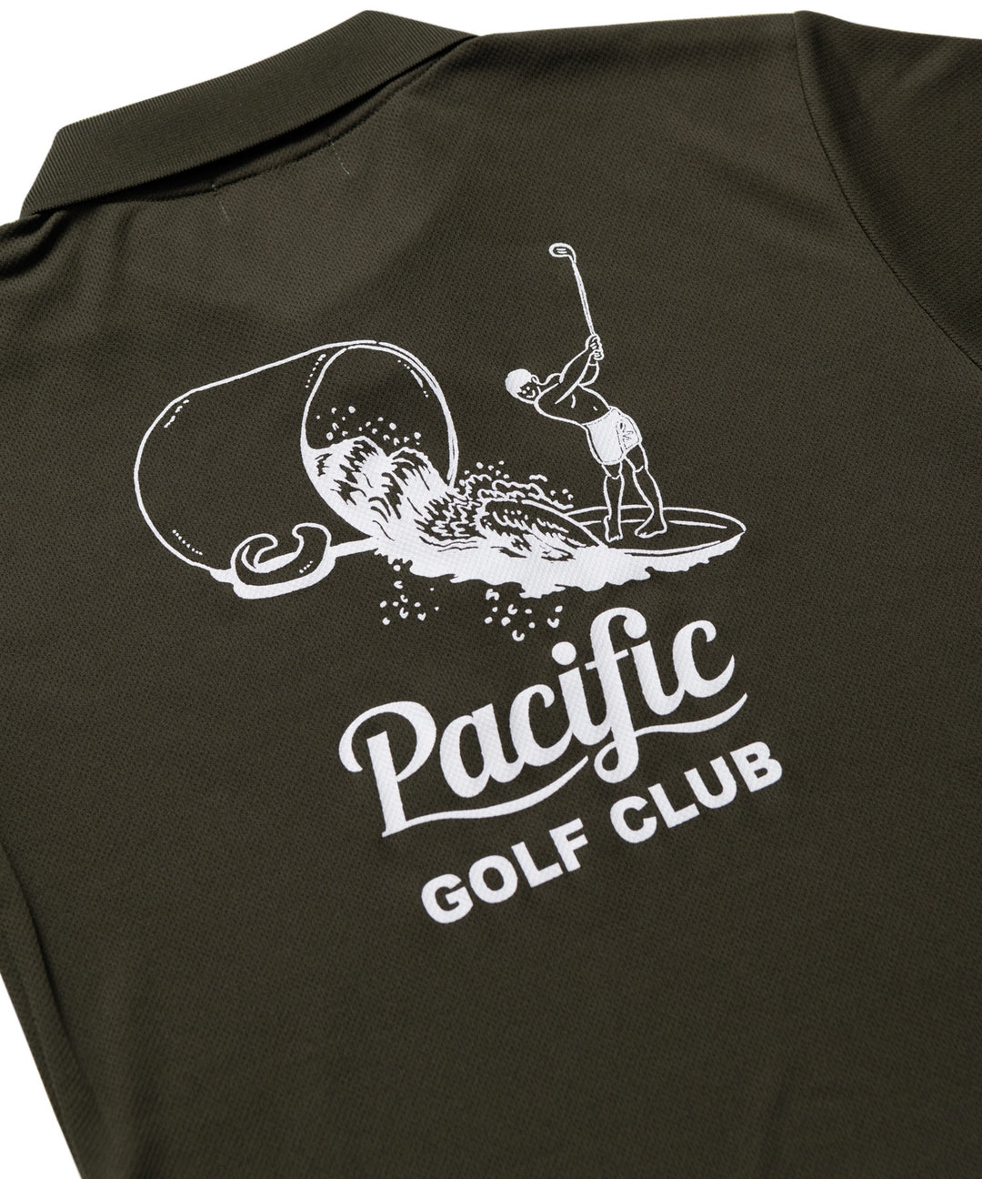 FORE ON THE WAVES POLO FOR KIDS OLIVE
