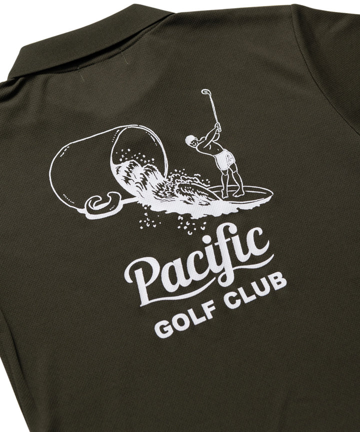 FORE ON THE WAVES POLO FOR KIDS OLIVE