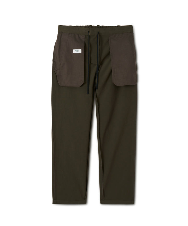 COMFORTABLE TAPERED PANTS 2 OLIVE