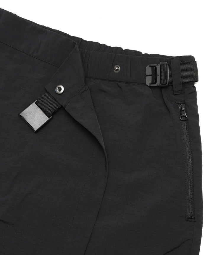 renoma golf × PGC NYLON WRAP SHORTS BLACK