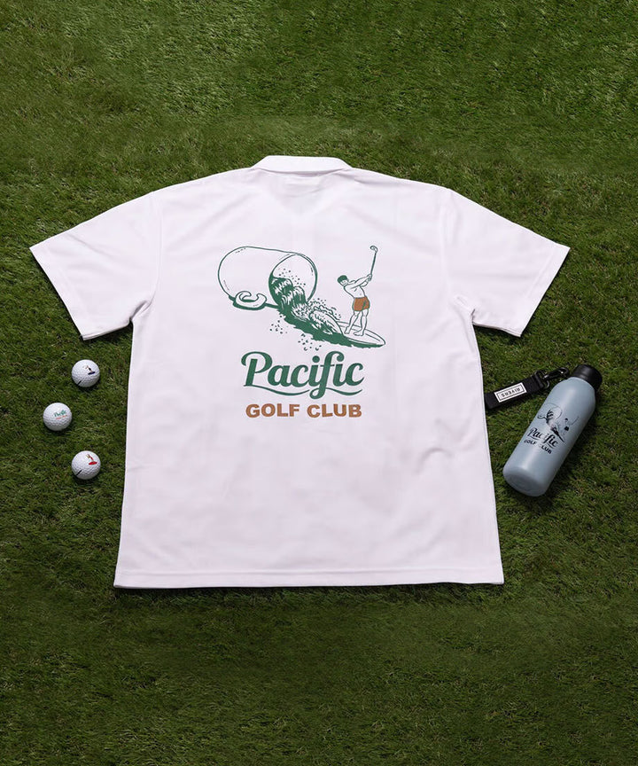 FORE ON THE WAVES POLO WHITE