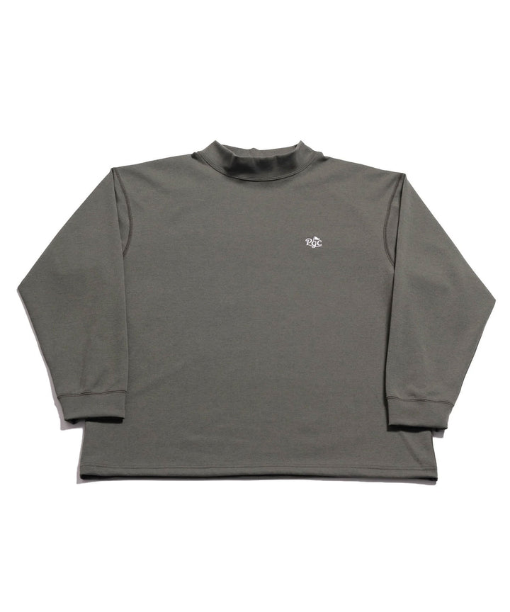 MOCK-NECK BIG TEE LONG SLEEVE CUP & SURFER OLIVE