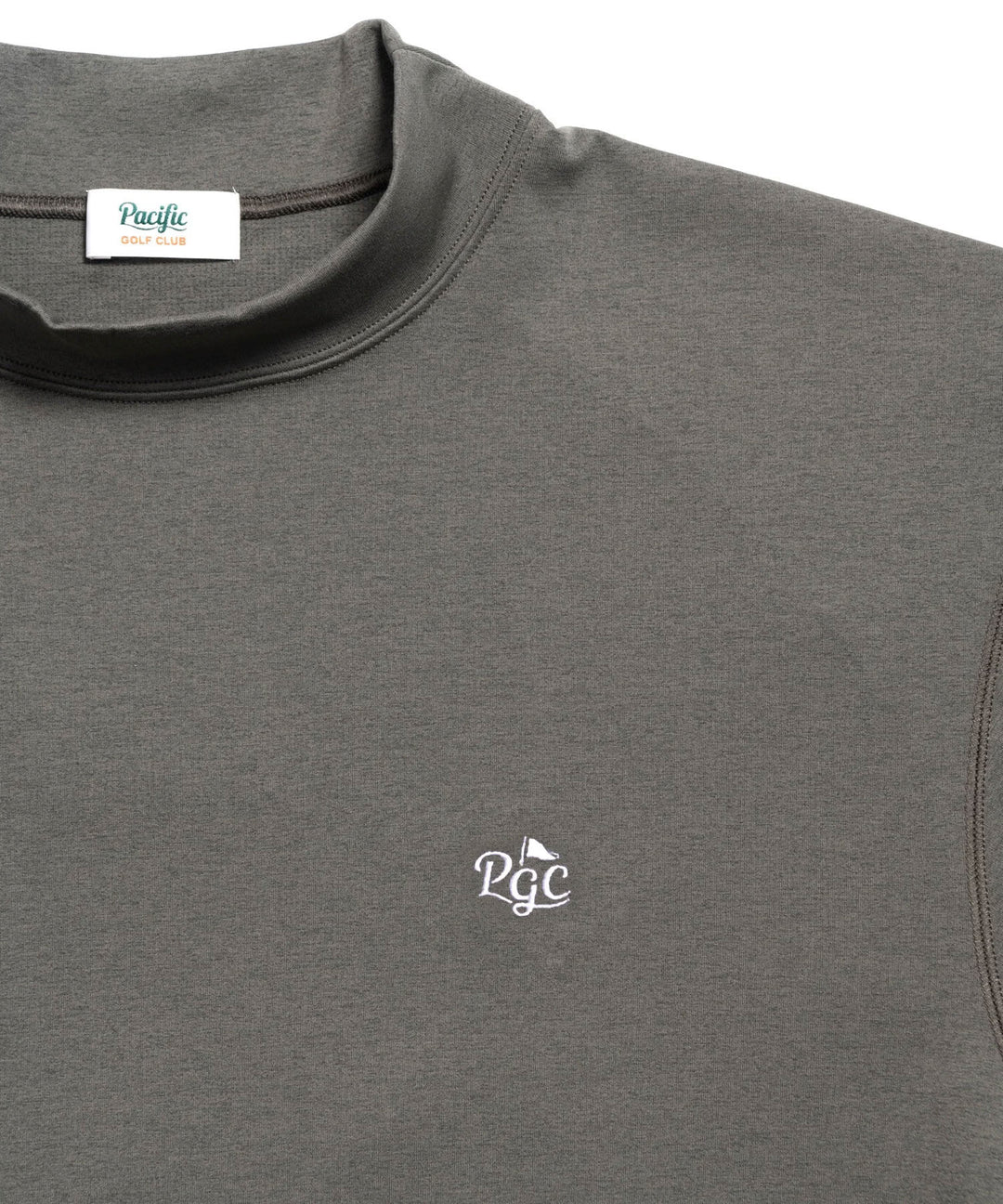 MOCK-NECK BIG TEE LONG SLEEVE CUP & SURFER OLIVE
