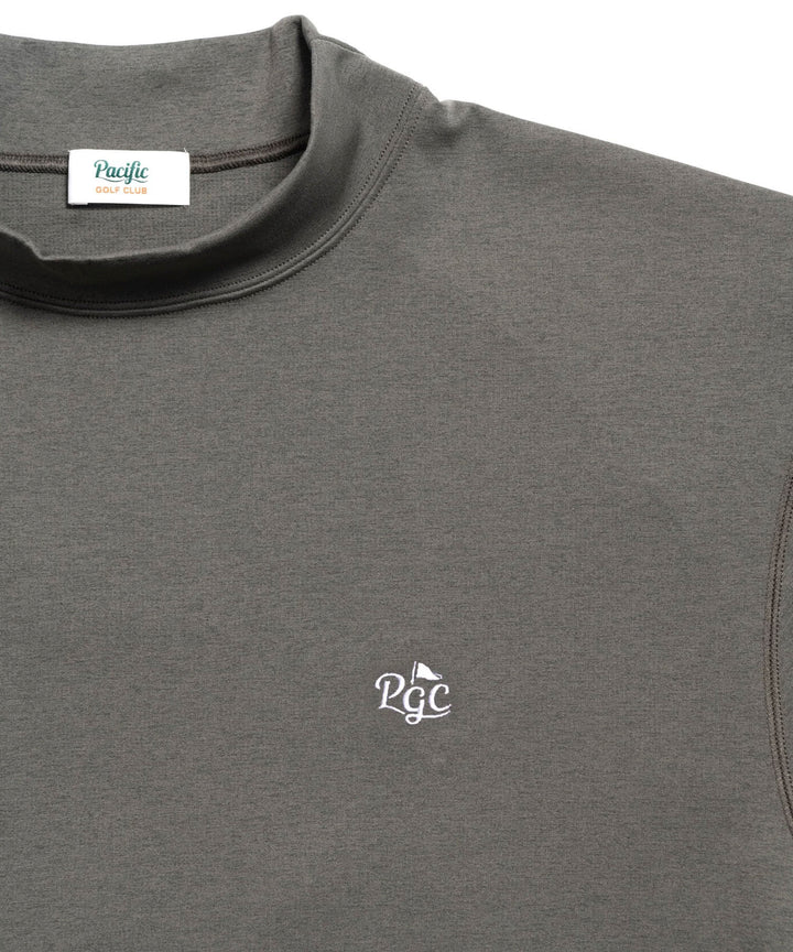 MOCK-NECK BIG TEE LONG SLEEVE CUP & SURFER OLIVE