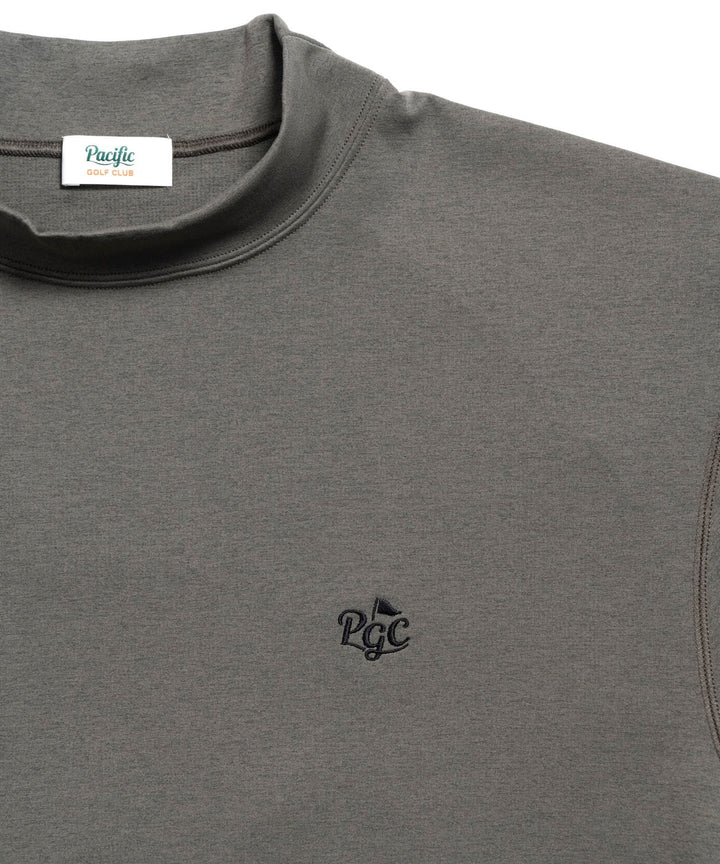 MOCK-NECK BIG TEE LONG SLEEVE GOLF & PANCAKE OLIVE