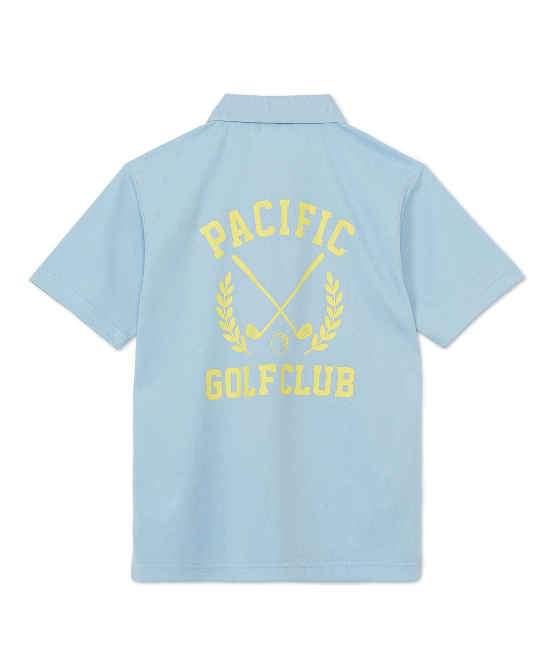 HALF SLEEVE POLO LAUREL PRINT BLUE