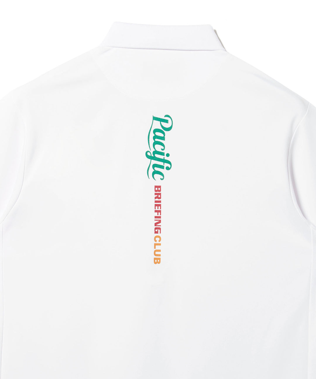 BRIEFING × PGC MS TOUR POLO RELAXED FIT WHITE