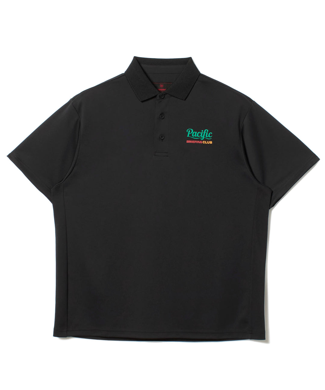 BRIEFING × PGC MS TOUR POLO RELAXED FIT BLACK
