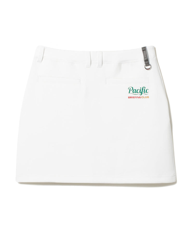 BRIEFING × PGC WS 3D LOGO SKIRT WHITE