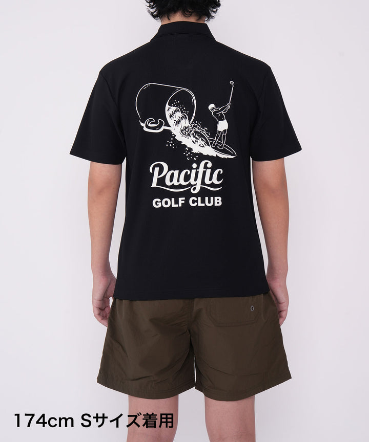 FORE ON THE WAVES POLO BLACK