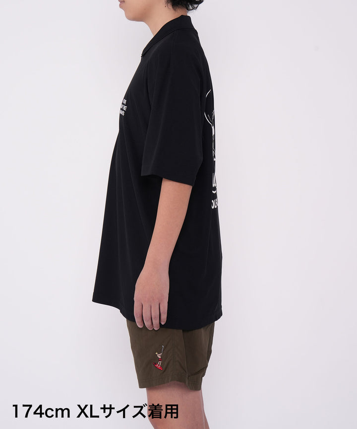 FORE ON THE WAVES POLO BLACK
