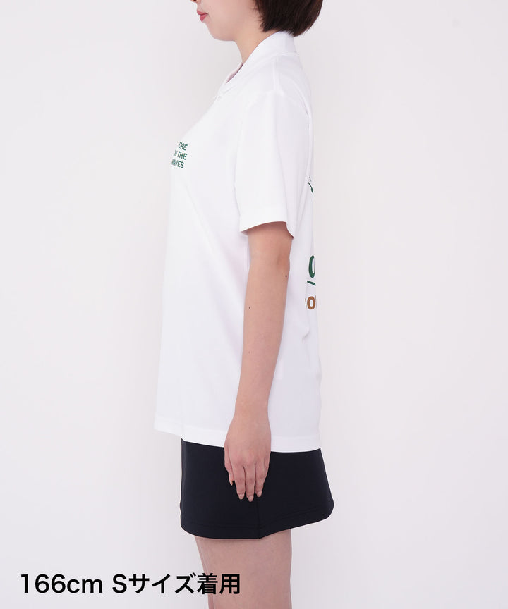 FORE ON THE WAVES POLO WHITE