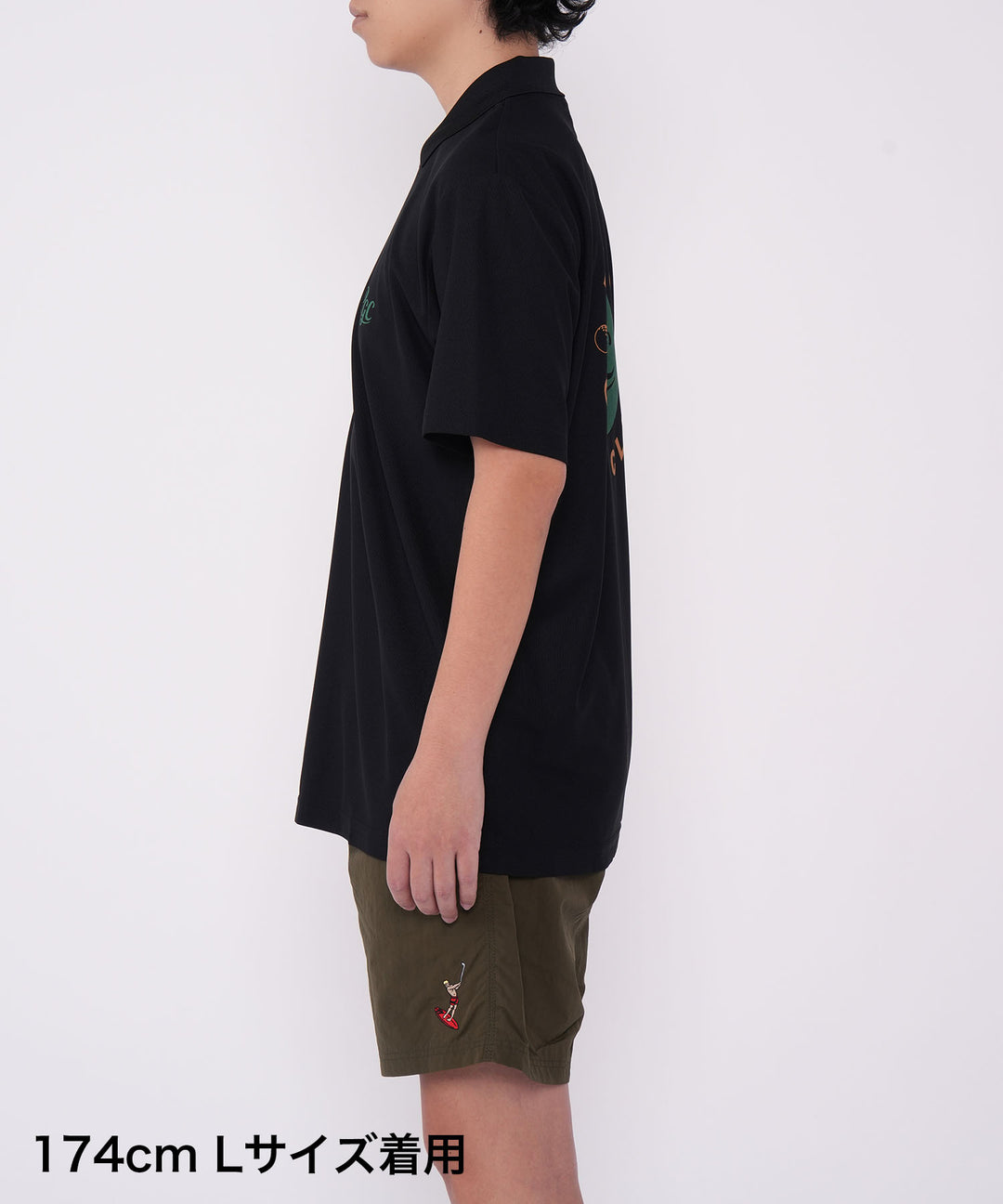 CIRCLE LOGO POLO BLACK