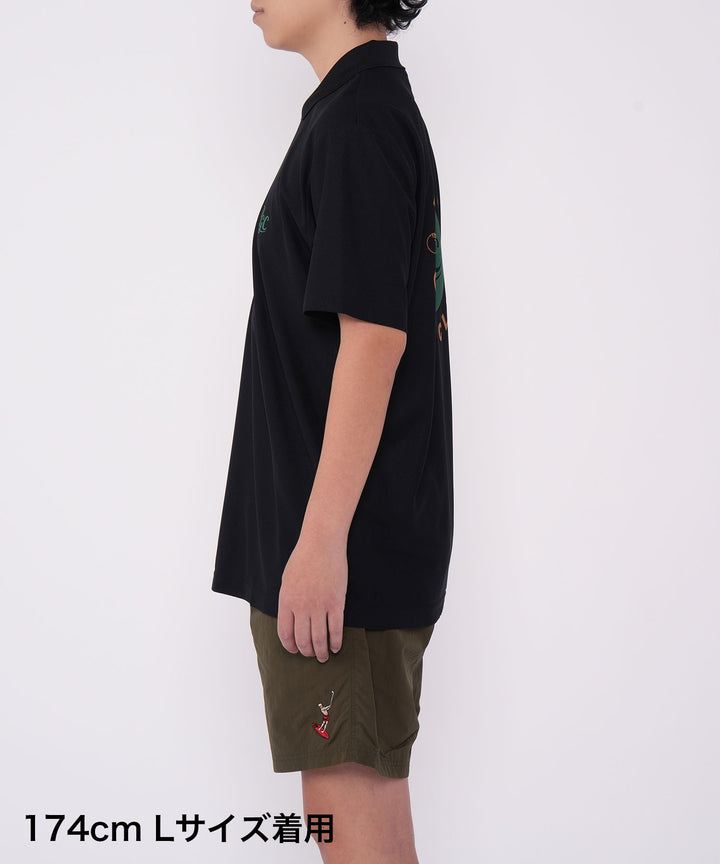 CIRCLE LOGO POLO BLACK