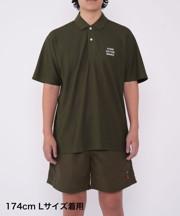 FORE ON THE WAVES POLO SHIRT 2 OLIVE