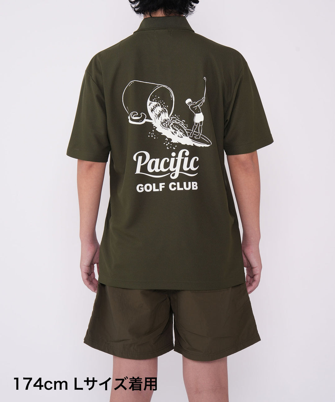 FORE ON THE WAVES POLO SHIRT 2 OLIVE