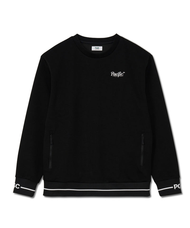 BONDING CREW NECK SWEAT BLACK