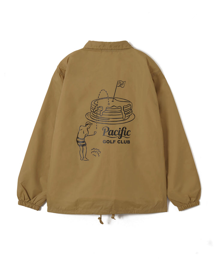 GOLF & PANCAKE COACH JACKET BEIGE