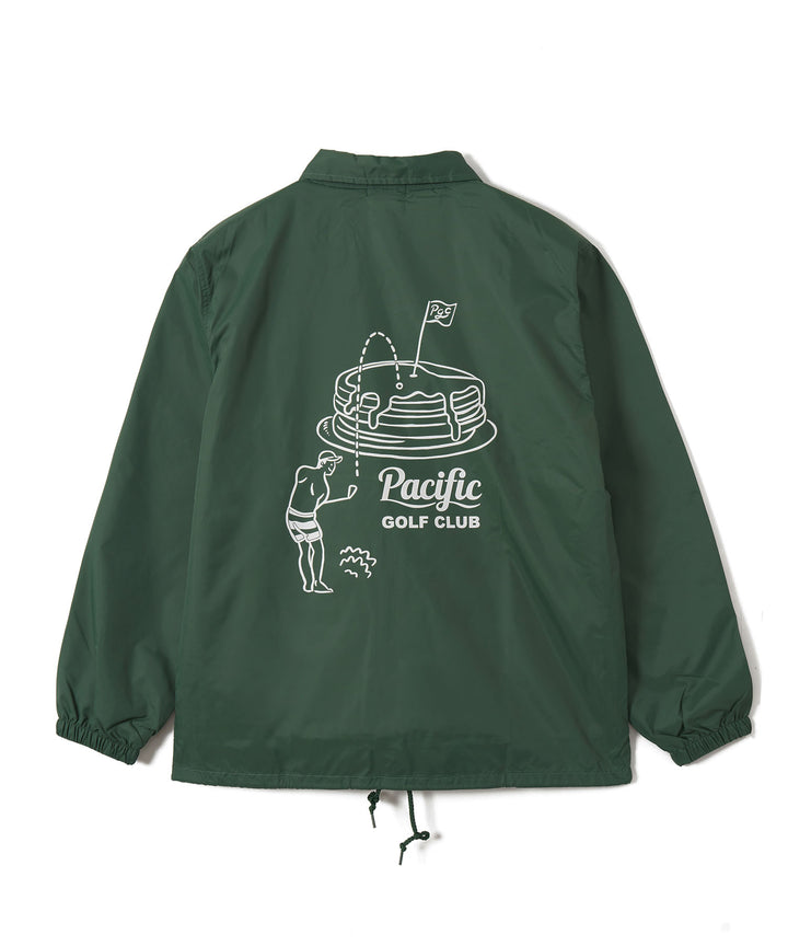 GOLF & PANCAKE COACH JACKET GREEN