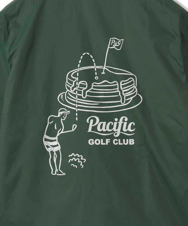 GOLF & PANCAKE COACH JACKET GREEN