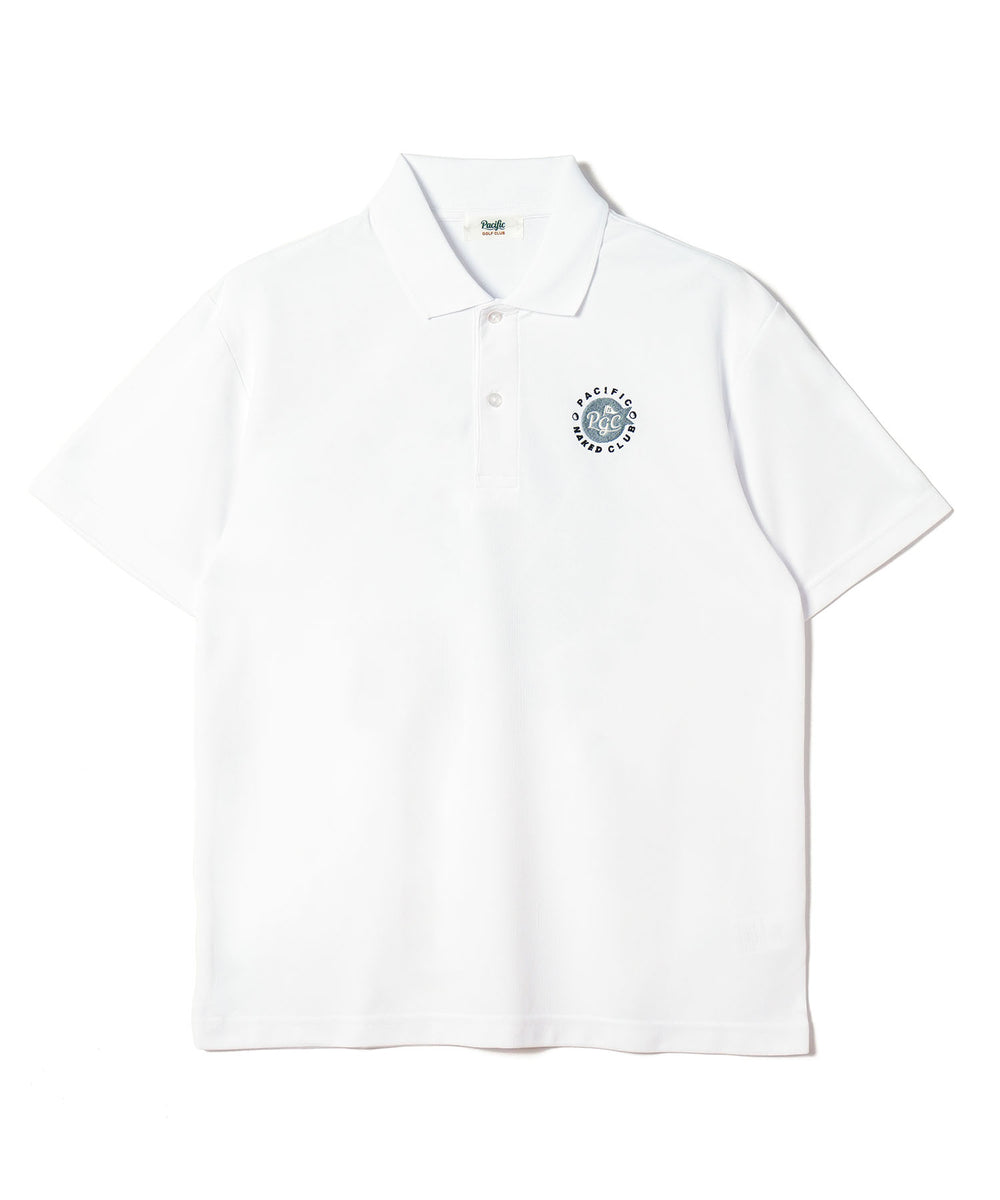 NAKED GOLF×PGC POLO WHITE