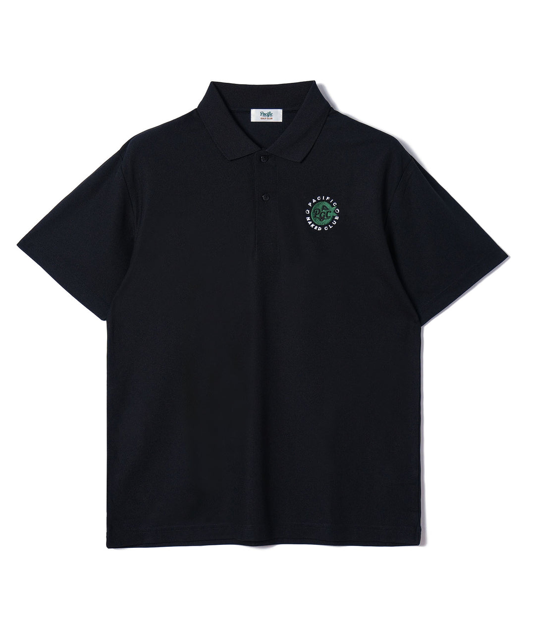 NAKED GOLF×PGC POLO BLACK