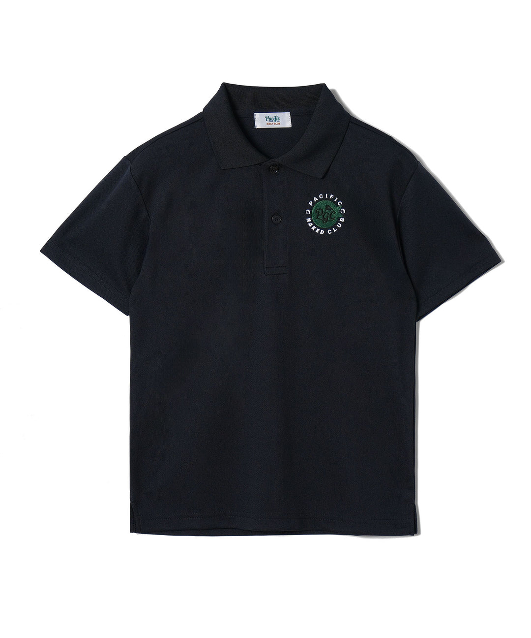 NAKED GOLF×PGC KIDS POLO BLACK