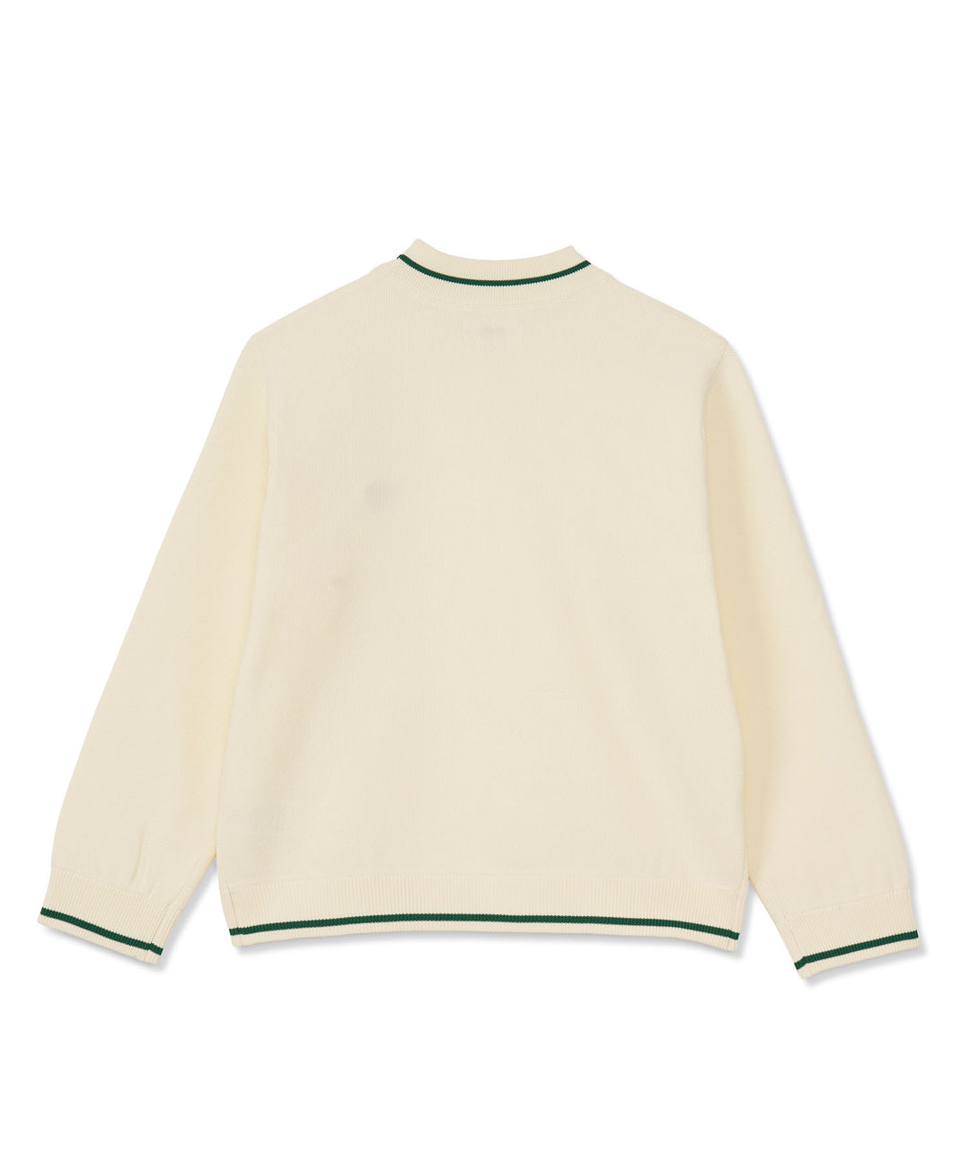 MOCK NECK LONG SLEEVE KNIT IVORY
