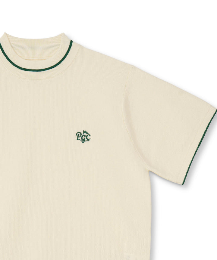 MOCK NECK KNIT IVORY