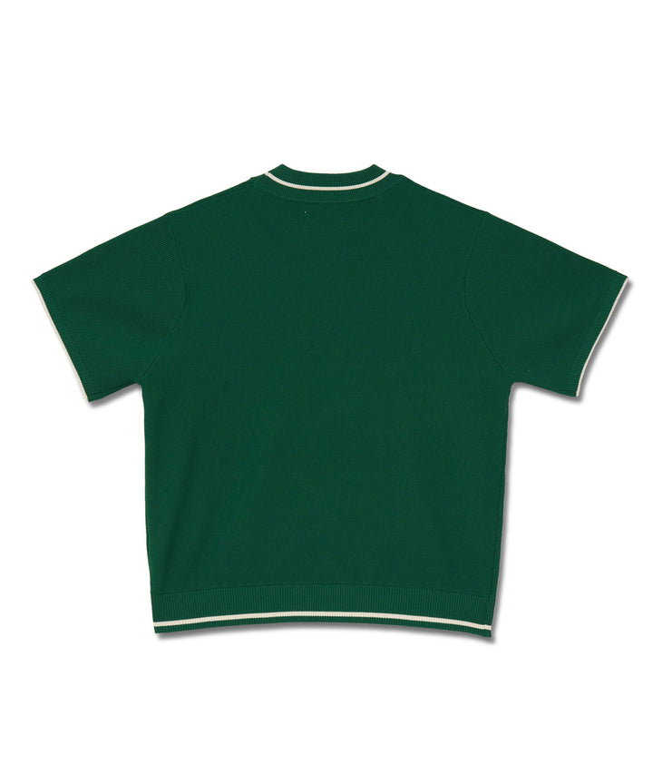 MOCK NECK KNIT GREEN