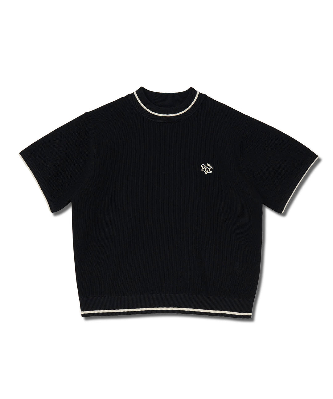 MOCK NECK KNIT BLACK