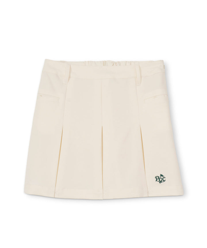 PLEATED SKIRT IVORY